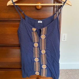Navy blouse